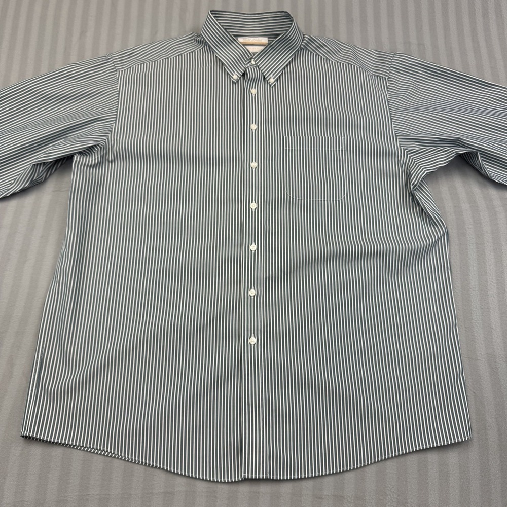 Roundtree & York Gold Label Mens Non-Iron EZ Wash Blue 17.5-33